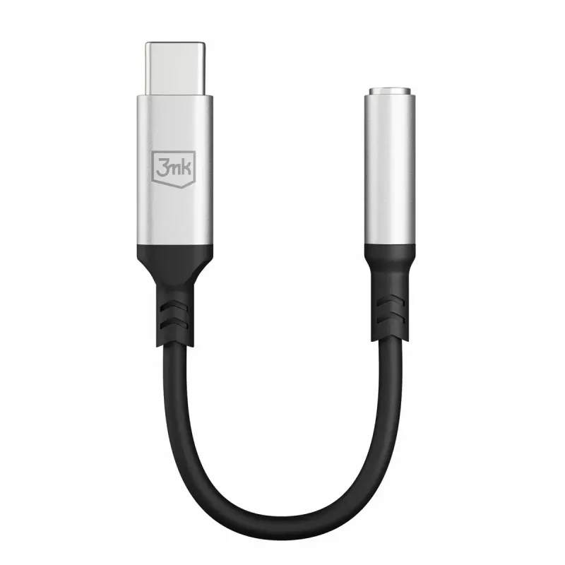Cavo USB 3,5 mm 3MK jack 3,5 mm 1 pz. USB-C a jack 3,5 mm
