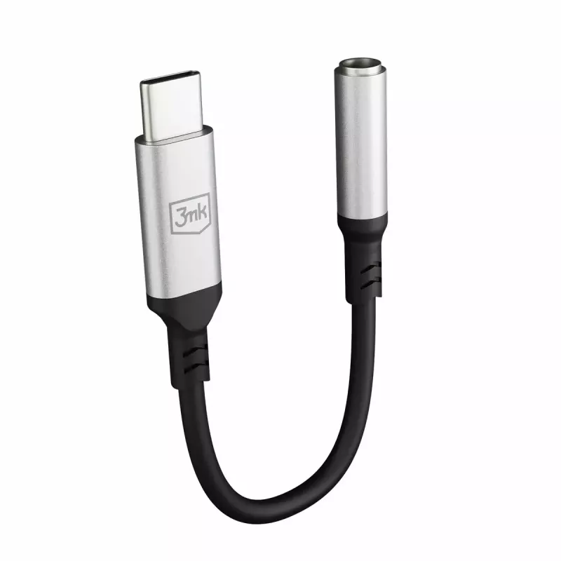Cavo USB 3,5 mm 3MK jack 3,5 mm 1 pz. USB-C a jack 3,5 mm