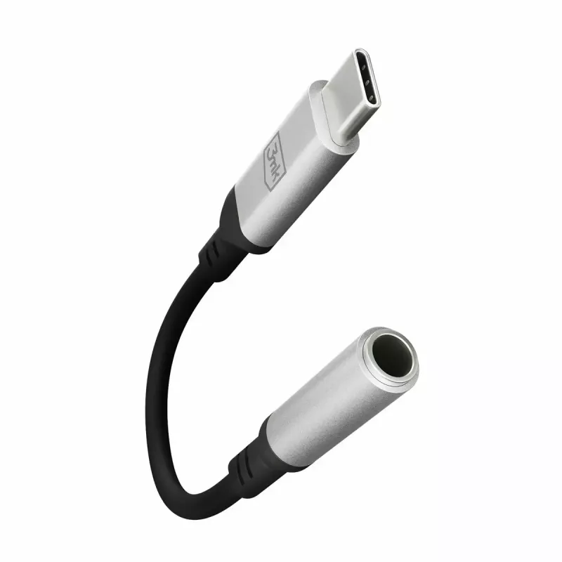 Cavo USB 3,5 mm 3MK jack 3,5 mm 1 pz. USB-C a jack 3,5 mm