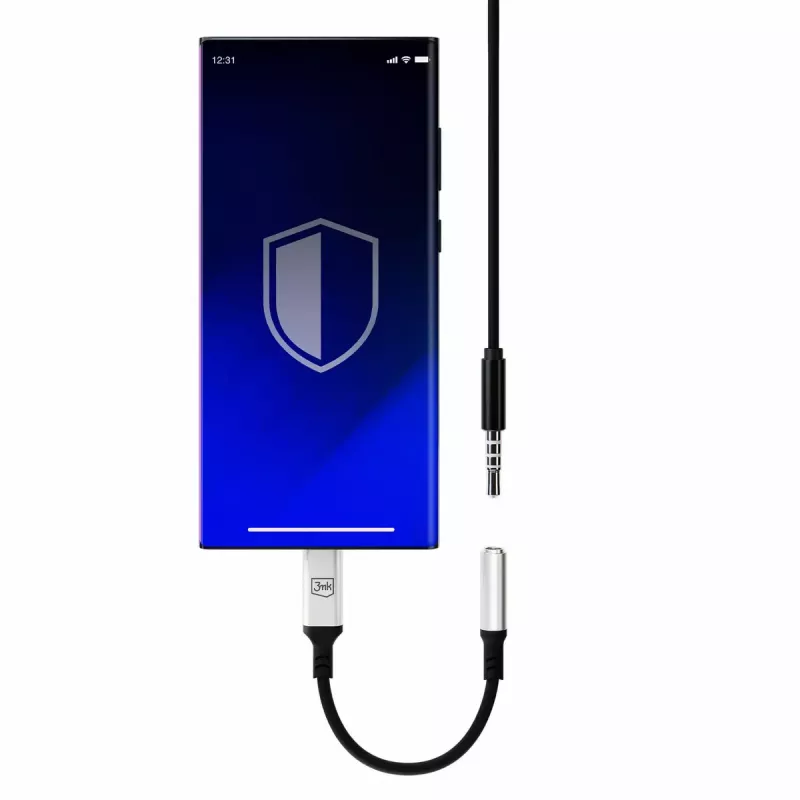 Cavo USB 3,5 mm 3MK jack 3,5 mm 1 pz. USB-C a jack 3,5 mm