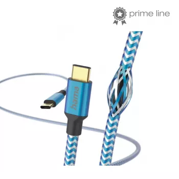 Cavo USB riflettente Hama USB 2.0 1,5 m USB-C blu