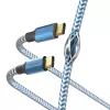 Cavo USB riflettente Hama USB 2.0 1,5 m USB-C blu