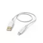 Cavo flessibile Hama 1,5 m bianco Lightning a USB-A 2,4 A