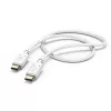 Cavo di ricarica Hama, USB-C - USB-C, 1,5 m, bianco