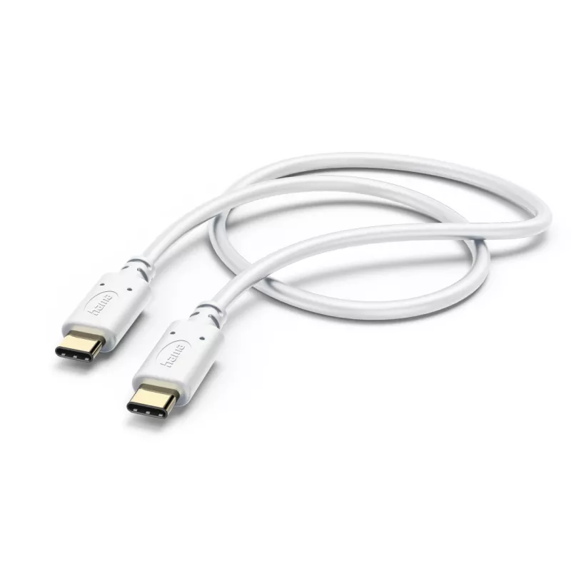 Cavo di ricarica Hama, USB-C - USB-C, 1,5 m, bianco