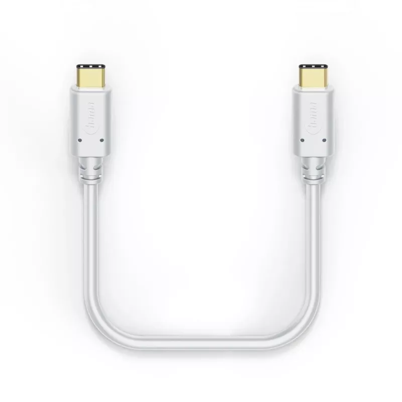 Cavo di ricarica Hama, USB-C - USB-C, 1,5 m, bianco
