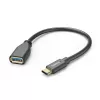 Cavo USB Hama 00201605 USB 3.2 Gen 1 (3.1 Gen 1) 0,15 m USB-C USB-A nero