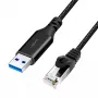 Cavo di rete LogiLink CU0402 RJ-45 Cat6 2 m nero