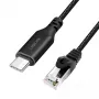 Cavo di rete LogiLink CU0410 RJ-45 Cat6 1 m nero