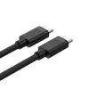 Cavo USB-C a USB-C Unitek Y-C477BK01-2M, USB 3.2 Gen 1, 2 m, 5 Gbit/s, PD 60 W, nero