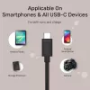 Cavo USB-C a USB-C Unitek Y-C477BK01-2M, USB 3.2 Gen 1, 2 m, 5 Gbit/s, PD 60 W, nero