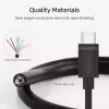 Cavo USB-C a USB-C Unitek Y-C477BK01-2M, USB 3.2 Gen 1, 2 m, 5 Gbit/s, PD 60 W, nero