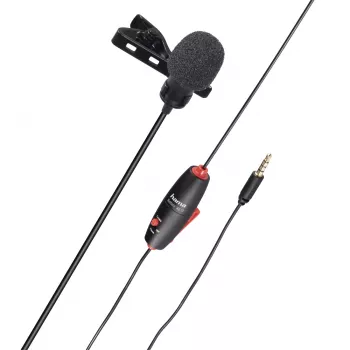 Microfono a spilla Hama Smart nero