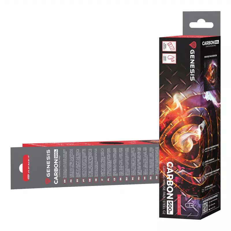 Tappetino gaming GENESIS Carbon 500 M Steel G2 multicolore