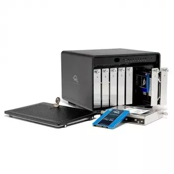 Array di dischi OWC ThunderBay 8 desktop nero 8 unità HDD SSD