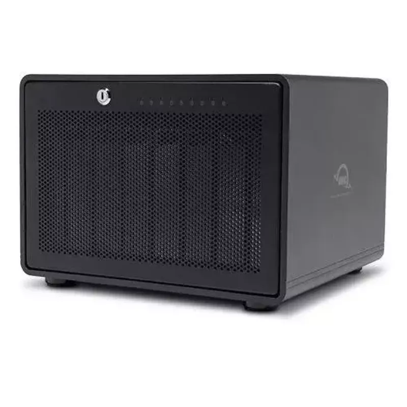 Array di dischi OWC ThunderBay 8 desktop nero 8 unità HDD SSD