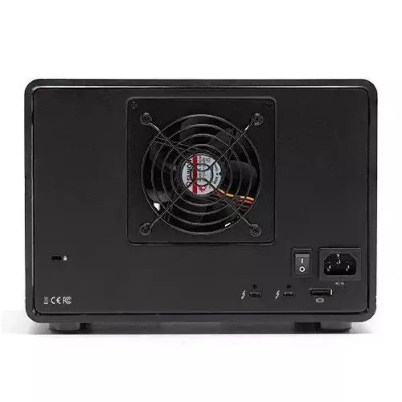 Array di dischi OWC ThunderBay 8 desktop nero 8 unità HDD SSD
