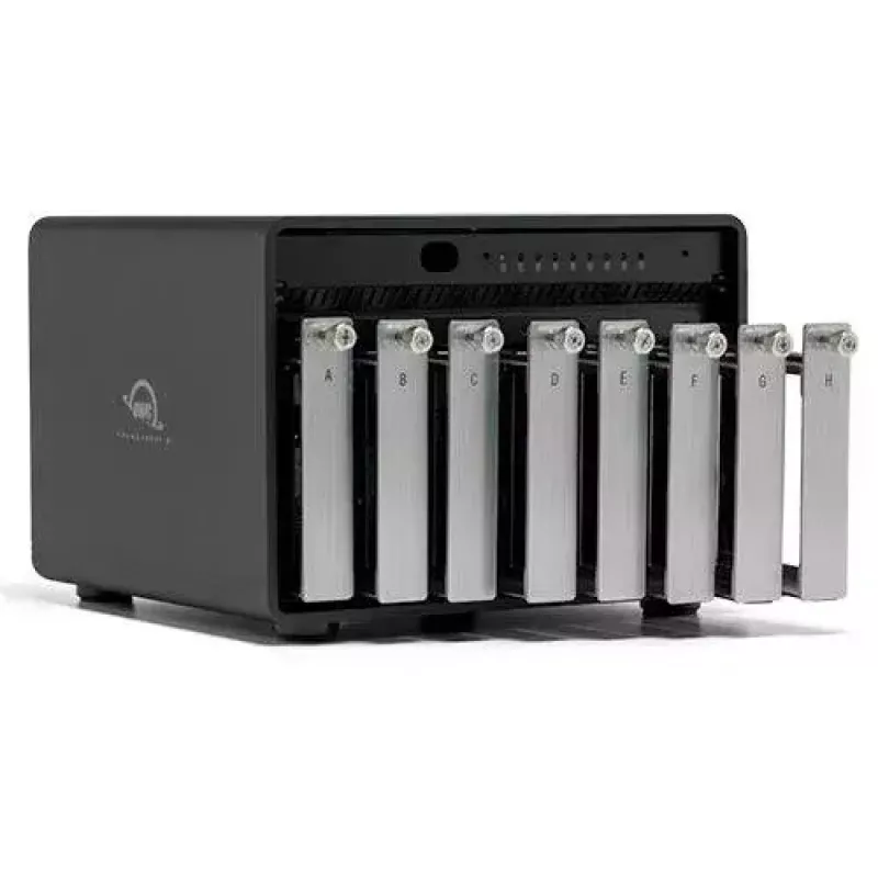 Array di dischi OWC ThunderBay 8 desktop nero 8 unità HDD SSD