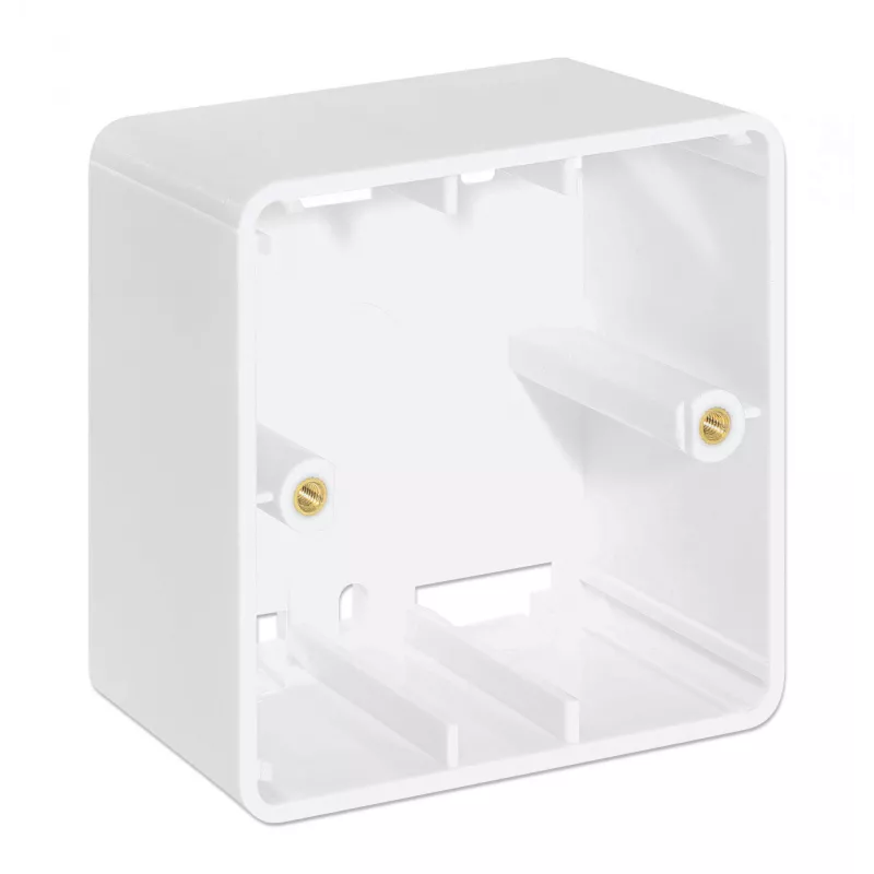 Scatola a parete Intellinet 771900 771917 80x80x45mm bianco segnale RAL9003