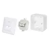 Scatola a parete Intellinet 771900 771917 80x80x45mm bianco segnale RAL9003