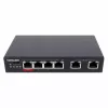 Switch Fast Ethernet Intellinet 6 porte 4 porte PoE budget di alimentazione 65W