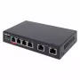 Switch Fast Ethernet Intellinet 6 porte 4 porte PoE budget di alimentazione 65W