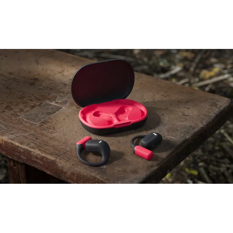Philips Serie 6000 TAA6709BK/00 Cuffie/Auricolari True Wireless Stereo (TWS) Ear-Hook Sport Bluetooth nero, rosso