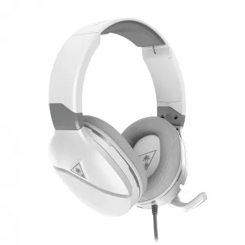 Turtle Beach Recon 200 bianco Gen 2 Auricolari gaming amplificati con filo – PS4, PS5, Xbox Series X|S, One e PC
