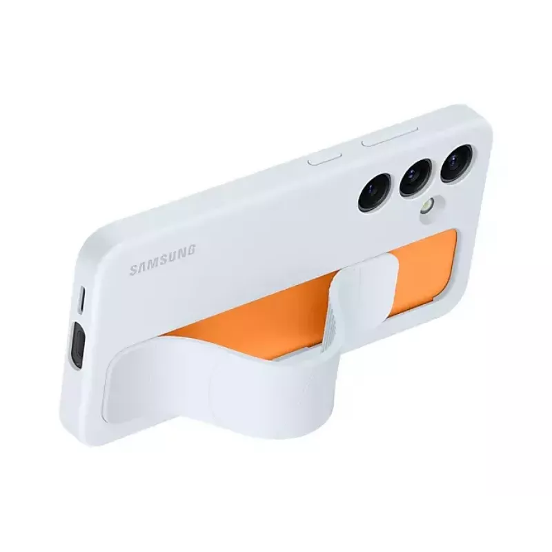 Cover Samsung Galaxy S24 azzurro supporto da tavolo monocromatico