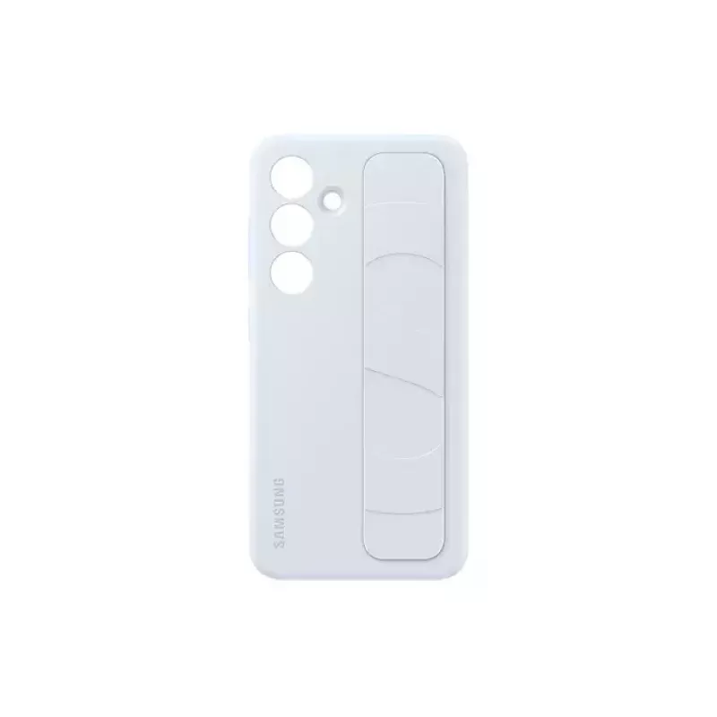 Cover Samsung Galaxy S24 azzurro supporto da tavolo monocromatico