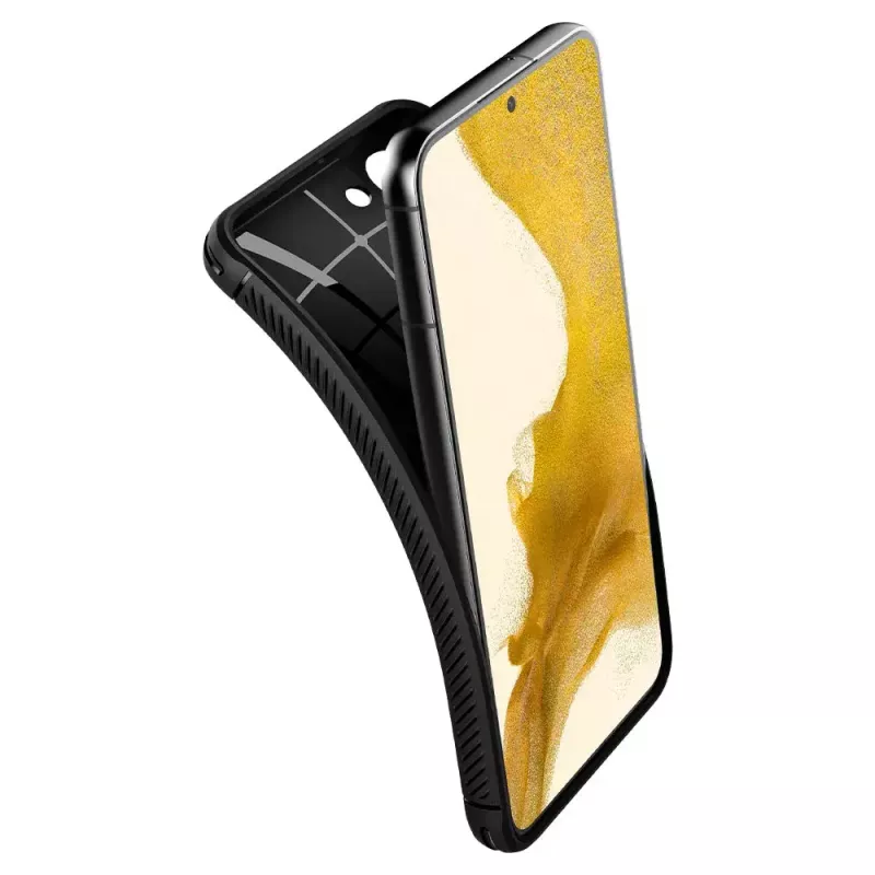 Spigen Rugged Armor Custodia per cellulare nero Galaxy S22 6,1 pollici