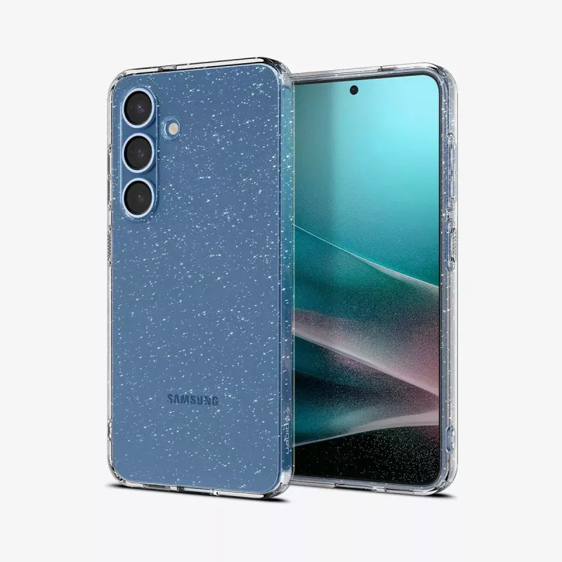 Cover Spigen Galaxy S25 Liquid Crystal Glitter trasparente
