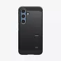 Custodia Spigen Galaxy S25 Tough Armor AI nero Cover con supporto da tavolo