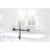 Hama 00118491 FULLMOTION supporto da scrivania per due monitor, 13-32 pollici (81,3 cm), VESA 75x75/100x100, max. 8 kg, nero