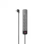 Hama 00223056 prolunga 1,5 m 5 uscite AC per interni nero, grigio
