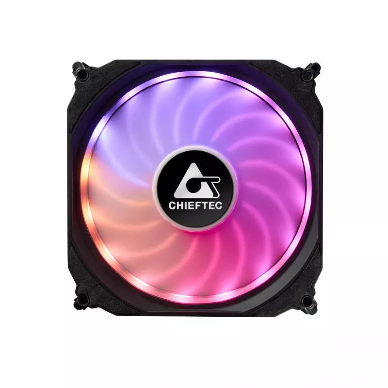 Chieftec CF-3012-RGB sistema di raffreddamento per computer ventola case 12 cm nero