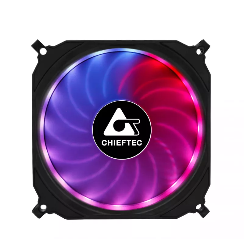 Chieftec CF-3012-RGB sistema di raffreddamento per computer ventola case 12 cm nero