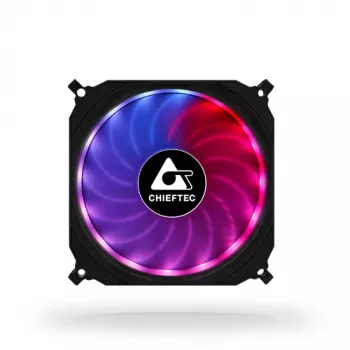 Chieftec CF-1225RGB sistema di raffreddamento per computer ventola case 12 cm nero