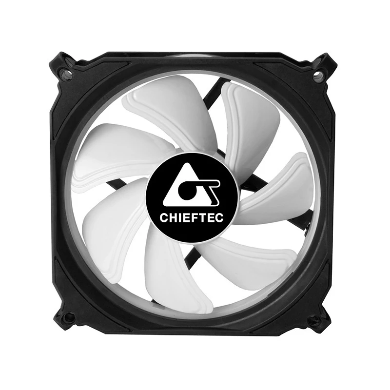 Chieftec CF-1225RGB sistema di raffreddamento per computer ventola case 12 cm nero