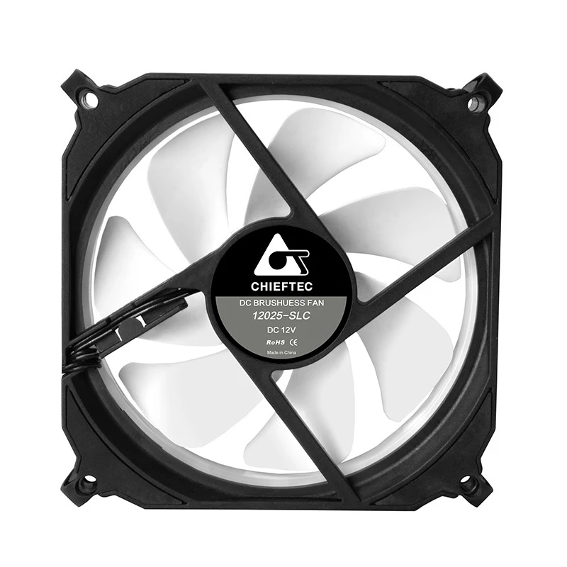 Chieftec CF-1225RGB sistema di raffreddamento per computer ventola case 12 cm nero
