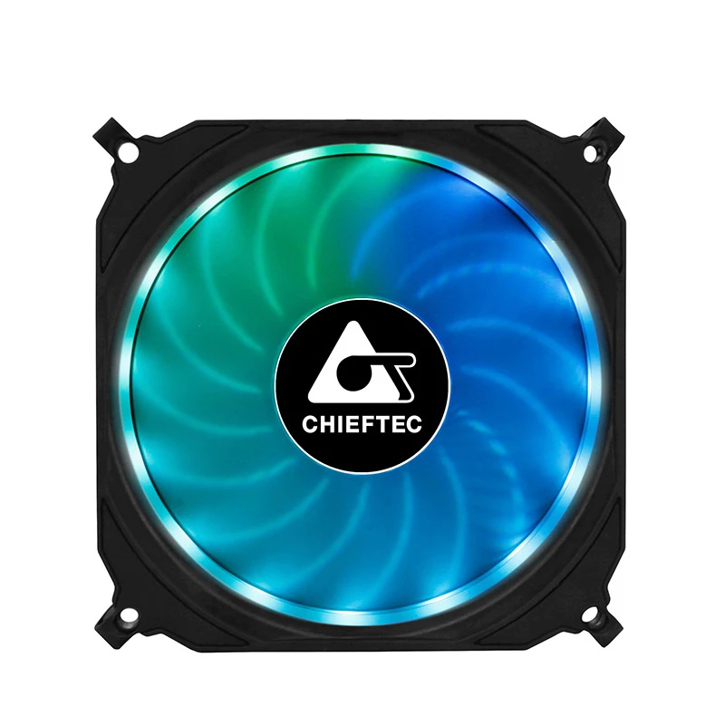 Chieftec CF-1225RGB sistema di raffreddamento per computer ventola case 12 cm nero