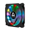 Chieftec CF-1225RGB sistema di raffreddamento per computer ventola case 12 cm nero