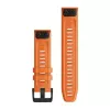 Cinturino Garmin QuickFit 22 arancione silicone