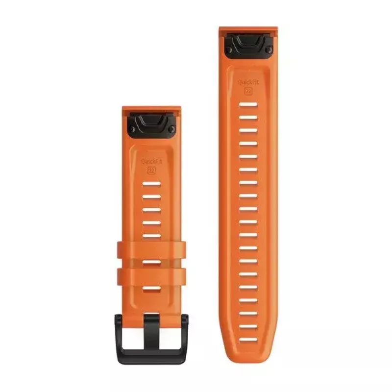 Cinturino Garmin QuickFit 22 arancione silicone