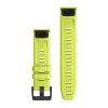 Cinturino Garmin QuickFit 22 giallo silicone