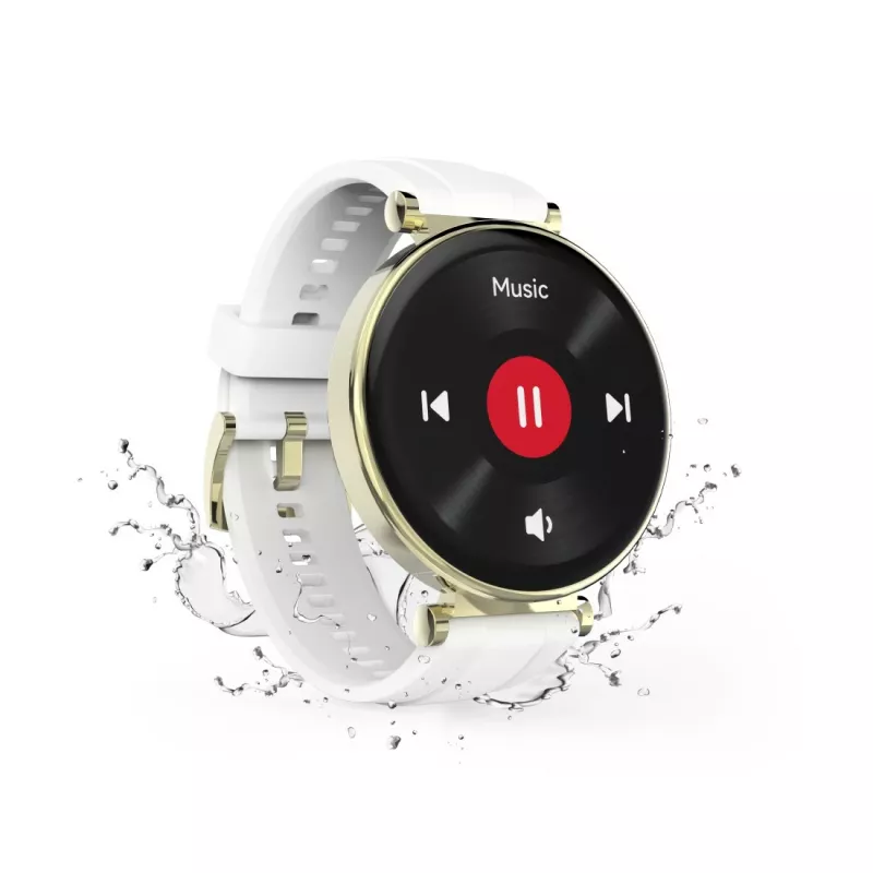 Hama 7000 Smartwatch, 1,32 pollici AMOLED, oro (00178622)