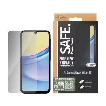 PanzerGlass SAFE. by ® protezione display privacy Samsung Galaxy A16 | A16 5G | Ultra-Wide Fit