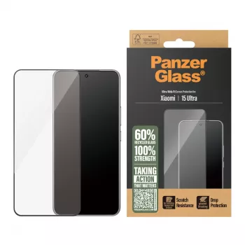 PanzerGlass protezione display Xiaomi 15 Ultra Ultra-Wide Fit antigraffio antiurto