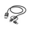 Hama 00201536 cavo USB USB 2.0 1,5 m USB A USB C nero