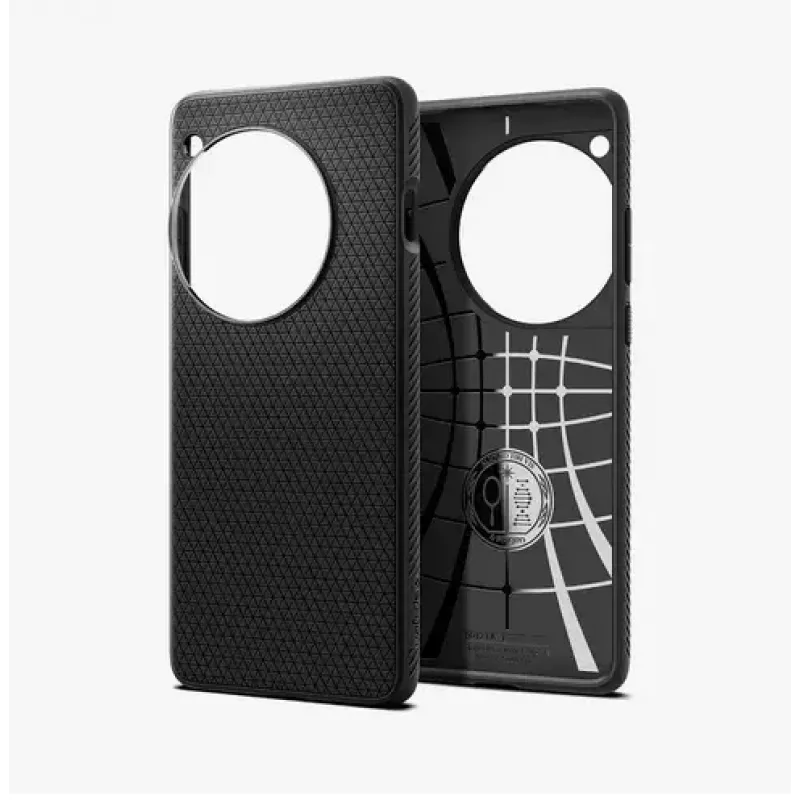 Spigen OnePlus 12 Liquid Air nero opaco custodia per cellulare 17,3 cm